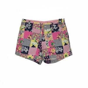 Lilly Pulitzer Pink and Navy Patchwork Shorts